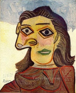 パブロ・ピカソ Painting - 女性の頭 4 1939 パブロ・ピカソ